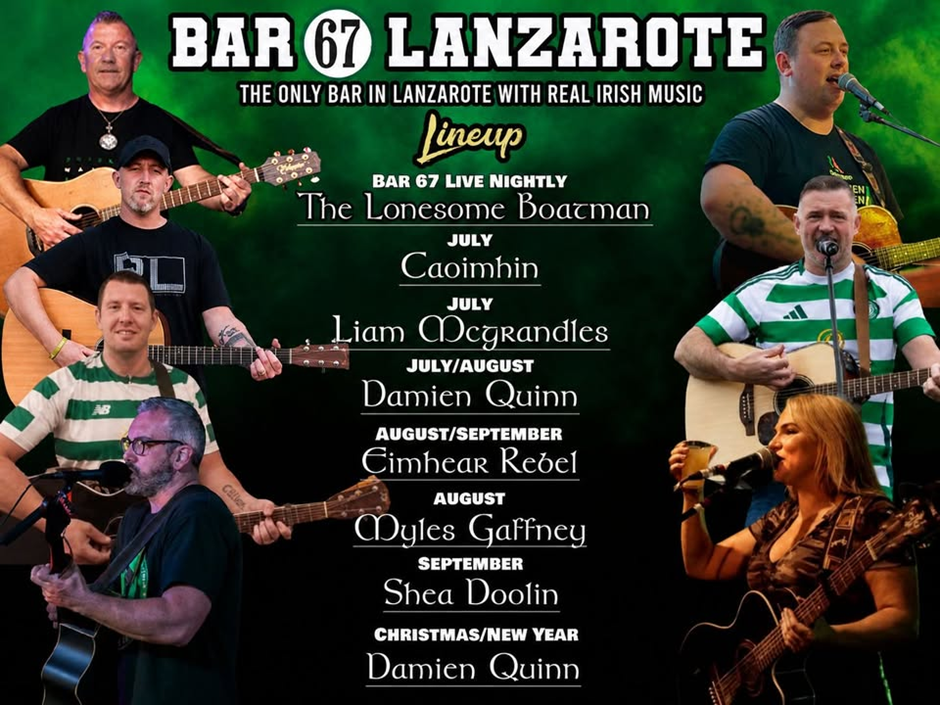 Bar 67 Music Lineup 2026