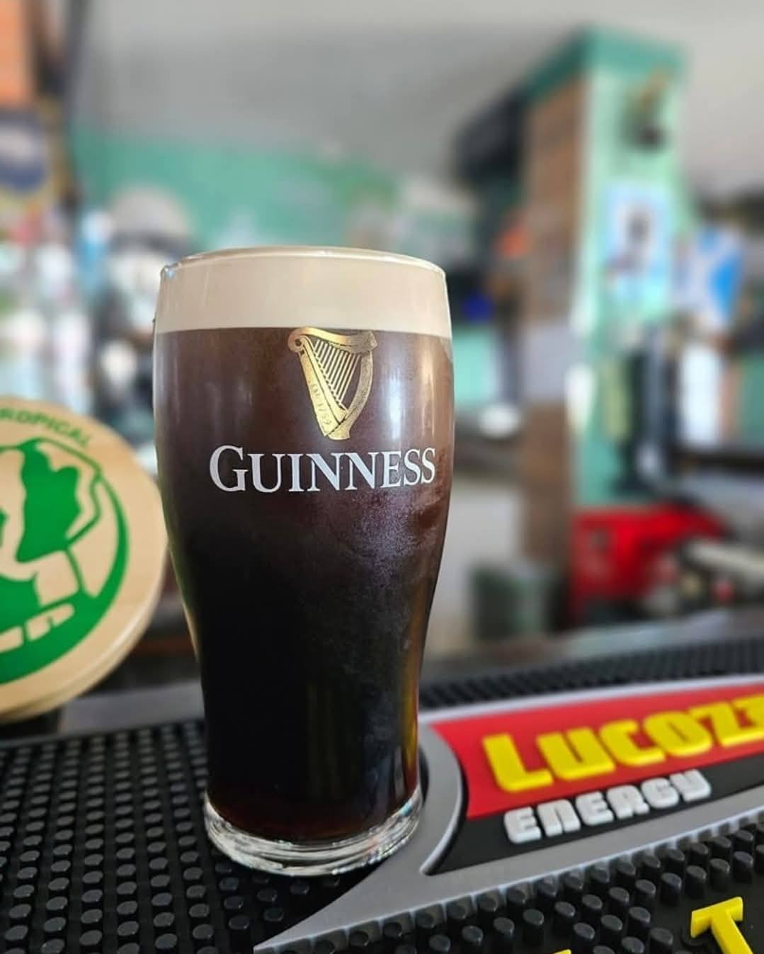 A perfectly poured pint of Guinness at Bar 67 Lanzarote